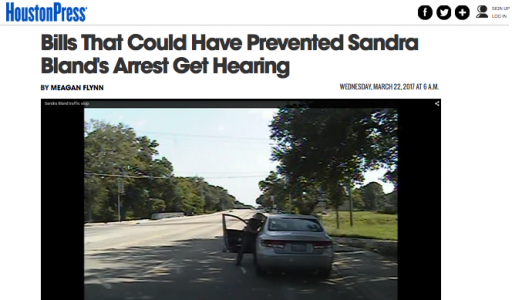 Bills That Could Have Prevented Sandra Bland's Arrest Get Hearing