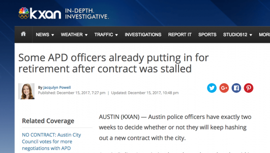 Some APD officers already putting in for retirement after contract was stalled