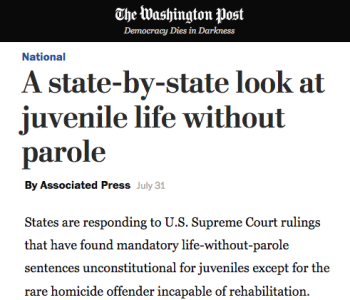 A state-by-state look at juvenile life without parole