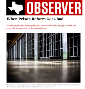 When Prison Reform Goes Bad