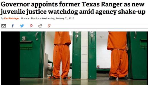 Governor appoints former Texas Ranger as new juvenile justice watchdog amid agency shake-up