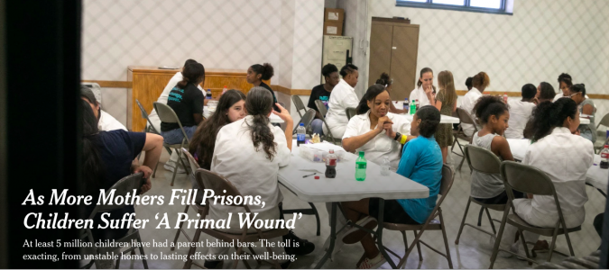 As More Mothers Fill Prisons, Children Suffer ‘A Primal Wound’