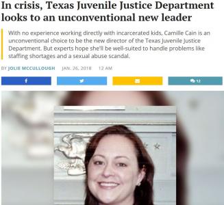 In crisis, Texas Juvenile Justice Department looks to an unconventional new leader