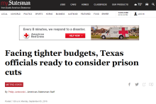 Facing tighter budgets, Texas officials ready to consider prison cuts