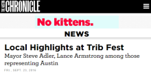 Local Highlights at Trib Fest: Mayor Steve Adler, Lance Armstrong among those representing Austin