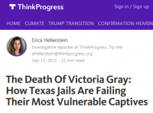 The Death Of Victoria Gray: How Texas Jails Are Failing Their Most Vulnerable Captives