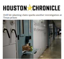 Drill bit-planting claim sparks another investigation at Texas prison