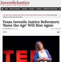 Texas Juvenile Justice Reformers: ‘Raise the Age’ Will Rise Again