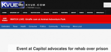 Event at Capitol advocates for rehab over prison