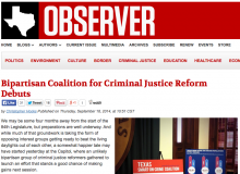 Bipartisan Coalition for Criminal Justice Reform Debuts