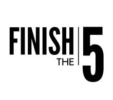 Finish the 5 logo